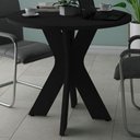 Ver imagem 2 de Mesa Tampo Redondo 90 cm Preto Artany