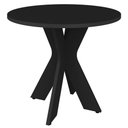 Ver imagem 1 de Mesa Tampo Redondo 90 cm Preto Artany