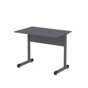 Ver imagem 3 de Mesa de Escritório Reta M90 P15 Tubular Moderna 90cm Grafite Pandin Móveis