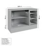 Cozinha Modulada 5 Peças 3 Aéreos 1 Balcão 1 Paneleiro Nara CabeCasa MadeiraMadeira - 12