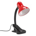 Ver imagem 1 de Luminária Articulada Vermelha com Garra Presilha Bivolt