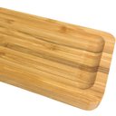 Ver imagem 4 de 20 Bandejas de Bambu Retangular para Cozinha 20x10cm Petisqueiras Multiuso Hire Lyor
