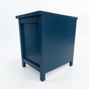 Ver mais imagens de Mesa de Cabeceira com 2 Gavetas Versatille - Azul Escuro