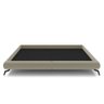 Cama Queen Base Box 158x198cm Pés de Ferro Cold P02 Veludo Bege - Mpozenato - 5
