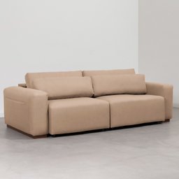 Sofá Essence Retrátil 4 Lugares 240cm Tecido Pet Friendly CabeCasa MadeiraMadeira - 3