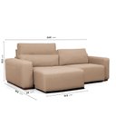 Ver imagem 4 de Sofá Essence Retrátil 4 Lugares 240cm Tecido Pet Friendly CabeCasa MadeiraOriginals