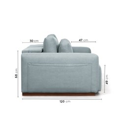 Sofá Essence Retrátil 4 Lugares 240cm Tecido Pet Friendly CabeCasa MadeiraMadeira - 5
