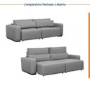 Ver imagem 6 de Sofá Essence Retrátil 4 Lugares 240cm CabeCasa MadeiraOriginals