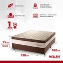 Ver imagem 3 de Cama Box Casal Molas Ensacadas Montana Master 138x188x71 Hellen Colchões