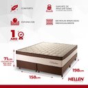 Ver imagem 4 de Cama Box Queen Molas Ensacadas Montana Master 158x198x71 Hellen Colchões