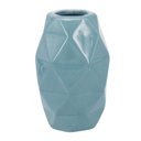 Ver imagem 1 de MINI VASO DE CERAMICA AZUL TURQUESA 7,5CM X 7,5CM X 12CM