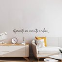 Ver imagem 4 de Adesivo Clínica Estética Frase Aproveite Seu Momento e Relaxe