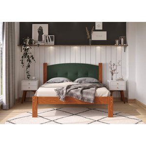 Cama Queen - Castanho Lojas Pam