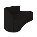 Ver imagem 6 de Sofá 2 Lugares Orgânico 140 Cm Morgan Suede Preto L01 - D’Rossi