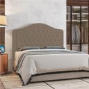 Ver imagem 2 de Cabeceira Queen Ághata P04 160 cm Suede - ADJ Decor - Marrom Claro TCA 945