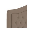Ver imagem 5 de Cabeceira Queen Ághata P04 160 cm Suede - ADJ Decor - Marrom Claro TCA 945