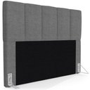 Ver imagem 3 de Cabeceira Cama Box Casal Queen 160cm Pérola W01 Linho Cinza Escuro - Mpozenato