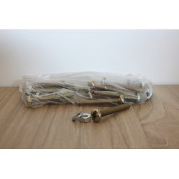 Cama Solteiro Robusta Ferro Tamanho Especial 88cmx188cm Cor Alumínio Estilo Industrial Mobbili Cs-02 - 3