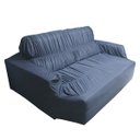 Ver imagem 1 de Capa de Sofá Retrátil 3 Lugares 2,30 X 1,10metros Resistente Elasticada Cinza