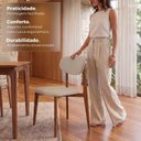 Ver mais imagens de Kit com 2 Cadeiras para Sala de Jantar Estofadas em Madeira Maciça Cloe Yescasa
