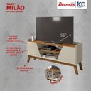 Ver imagem 5 de Rack Para TV Até 55 Polegadas 2 Portas 2 Nichos Decor Móveis Bechara