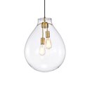 Ver imagem 2 de Lustre Pendente Skylight Tommy 3039 M E27 Bivolt Dourado/transparente Sky-3039tm