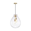 Ver imagem 3 de Lustre Pendente Skylight Tommy 3039 M E27 Bivolt Dourado/transparente Sky-3039tm