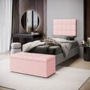 Ver imagem 1 de Kit Painel Rana 100 e Calçadeira Alpha Couro Aradecor