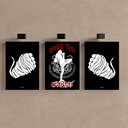 Ver imagem 2 de Kit 3 Quadro Decorativo Muay Thai Arte Marcial Sala Quarto 28x20cm