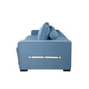 Ver imagem 5 de Sofá Retrátil e Reclinável 2.50m Estilo Estofados - Chayene com Softgel D33 Linho "azul"