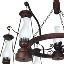 Ver imagem 2 de Lustre Muller Lampião 7 Lâmpadas Envelhecido 887e