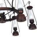 Ver imagem 3 de Lustre Muller Lampião 7 Lâmpadas Envelhecido 887e