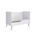 Ver imagem 2 de Berço Retro Mini Cama Pes Palito Branco - Completa Móveis