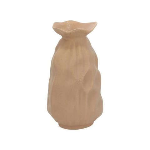 Vaso em Ceramica Organic Marrom Mart 40cm