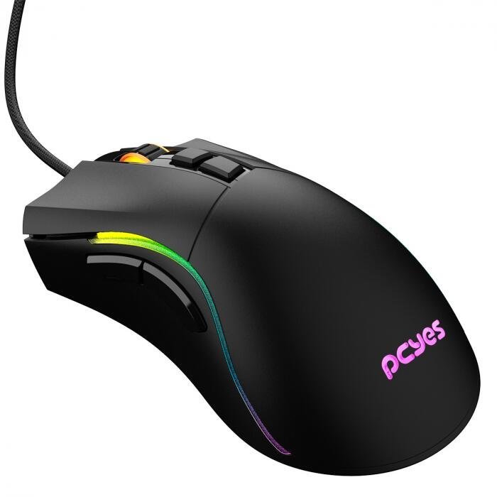 Mouse Gamer Pcyes Valus - 12400 Dpi - Rgb - 8 Botoes - Pmgvlbv - 4