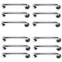 Ver imagem 1 de Alça de Apoio Inox 30cm Barra de Segurança Kit 12 Unidades Idosos Crianças Cadeirante Gestante Banhe
