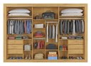 Ver imagem 3 de Guarda Roupa Casal 3 Portas 6 Gavetas - Vitoria-peroba/off White - Móveis Europa