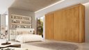 Ver imagem 2 de Guarda Roupa Casal 3 Portas 6 Gavetas - Vitoria-peroba/off White - Móveis Europa