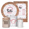 Kit Painéis Casado + Capas De Cilindro Chef de cozinha Gol Decor - 1