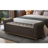 Baú para Quarto Cama Box Queen Size Couro Sintético Estofado:1824 - 1