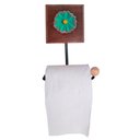 Ver imagem 5 de Kit Acessórios Banheiro 3 Toalheiros 1 Porta Papel Higiênico Cor Verde