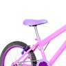 Bicicleta Infantil Aro 20 Aero + Kit Passeio Rosa e Violeta - 4