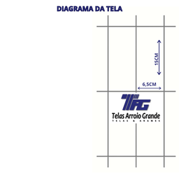 TELA SOLDADA TAG MALHA 6,5x15cm FIO 2,30mm RL 25X1,2m - 5