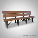 Ver imagem 5 de Banco Ibiara com Encosto - 2,00m - Ipê - 150x40mm