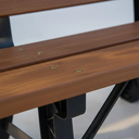 Ver imagem 3 de Banco Ibiara com Encosto - 2,00m - Ipê - 150x40mm