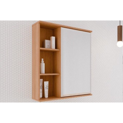 Espelheira Banheiro Treviso 56x63cm Cinamomo MGM
