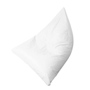 Ver imagem 1 de Puff Pera Triangular Corino Cheio Conforto Almofadão Gigante Hall de Entrada Eventos - Branco