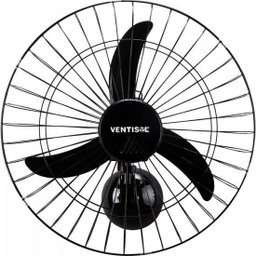 Ventilador de Parede Ventisol Oscilante 60cm Aço Preto Bivolt - 1