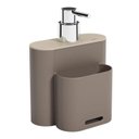 Ver imagem 1 de Dispenser Detergente e Bucha 500ml Flat Coza Cinza