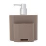 Dispenser Detergente e Bucha 500ml Flat Coza Cinza - 2